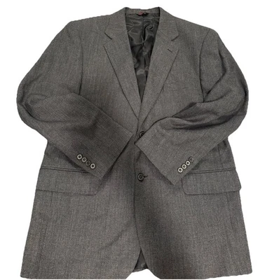 Stuart Hughes Men's 100% Wool Blazer Gray Sport Coat Jacket, Size 42 Regular - Image 1 of 4