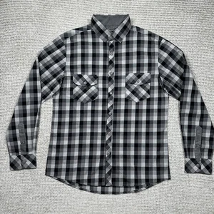 Rock Roll N Soul Skull Shirt Herren Small Schwarz Langarm Grunge Goth - Bild 1 von 9