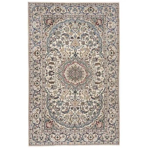 Nain 305x197 cm Handgeknüpfter Perserteppich Orient Wolle Carpet Rug Beige - Bild 1 von 10