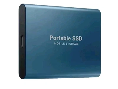 2TB - Portable External SSDUSB 3.1 Type-C High-Speed Solid State Drive PC/Mac - Image 1 of 3