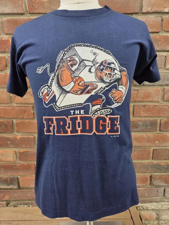 Camiseta vintage años 80 Chicago Bears "The Fridge" reimpresión AN57086 Foto 1 de 2