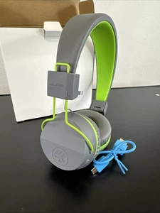 JLab Neon Bluetooth Folding On-Ear Headphones Wireless Headphones 13Hour Green  - Picture 1 of 9