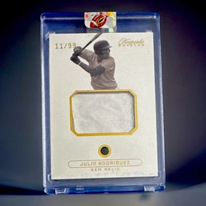 JULIO RODRIGUEZ - 2024 KEEPSAKE MULTI-SPORT EDITION  - PATCH GEM RELIC - 11/99 - Picture 1 of 3
