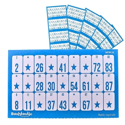 504 Carton Loto – Carton Bingo pour Jeu de Loto 90 Boules, Idéals pour Jouer ... - Photo 1/4