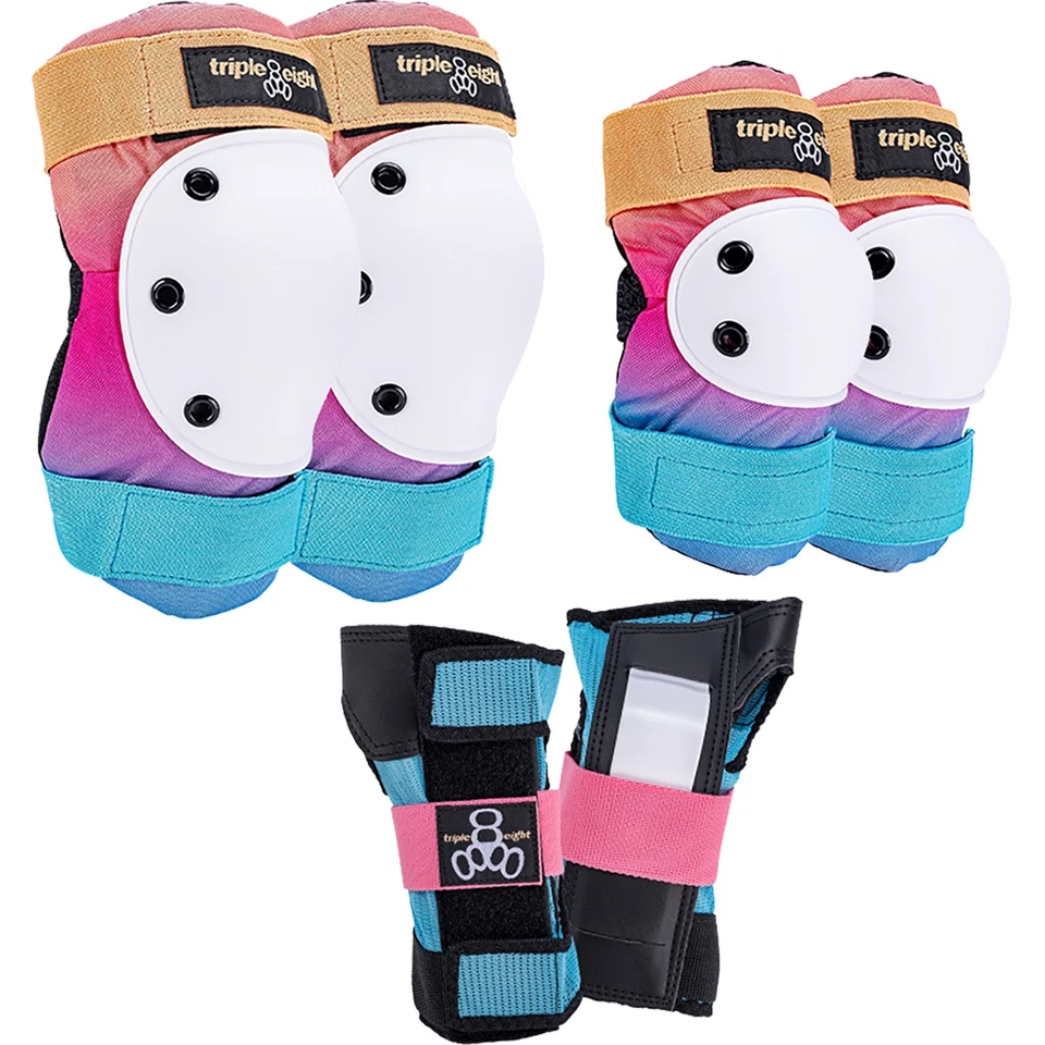 Triple Eight Saver Series 3-pack Sunset MD Pad Set Triple8