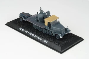 Amercom 1/72 Sd.Kfz.7/1 Flakvierling 38 w/Sd.Ah.51 Trailer German Army 24.PzDiv - Picture 1 of 2