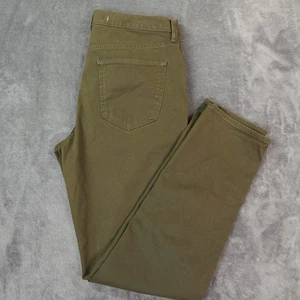 Banana Republic Pants Mens 32x32 Green Traveler Tapered Twill Stretch Casual - Picture 1 of 12