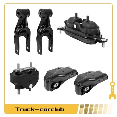 6pcs Motor & Trans Mounts Set Fits 1995-2001 Chevrolet Lumina 3.1L/3.8L - Image 1 of 4