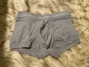 Calvin Klein Vintage Men's Premium Boxer Brief Shorts Gray Medium Cotton NWOT - Picture 1 of 4