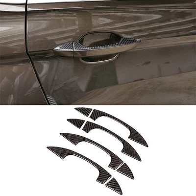 Отделка внешней ручки для Volkswagen Tiguan 2017-2021 из настоящего углеродного волокна - Изображение 1 из 4