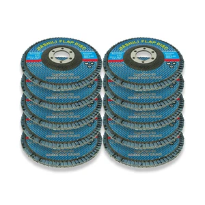 10 FLAP GRINDING SANDING DISCS ZIRCONIUM OXIDE P120 GRIT RDGTOOLS - Picture 1 of 3
