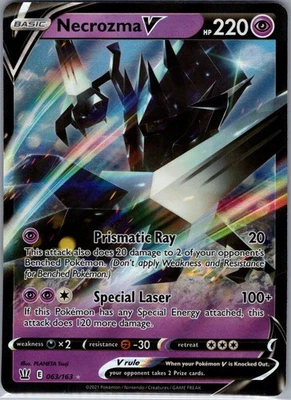 Necrozma V 063/163 SWSH05: Battle Styles - Pokemon Card - NM - Image 1 of 2