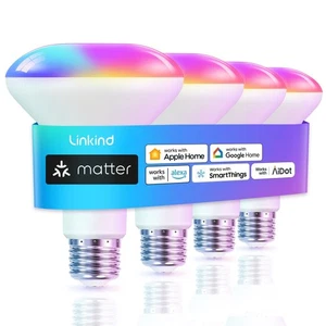 Smart LED Color Changing Light Bulbs 4Pack E26 650LM for Alexa - Picture 1 of 9
