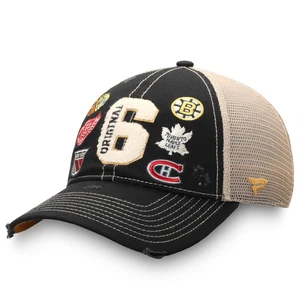 Gorra Snapback Camionero Refresh 6 Original NHL Negra Fanatics para Hombre - Imagen 1 de 1