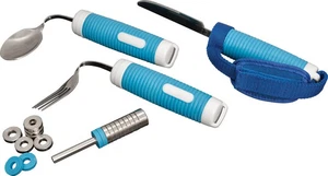 Weight Adjustable Cutlery Set Elderly Disabled Straps & Weights - Picture 1 of 2