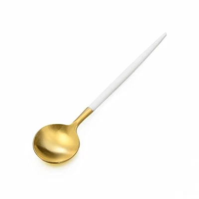 Cutipol GOA White Matte Gold Coffee Spoon [Parallel Import]Japan - Image 1 of 4