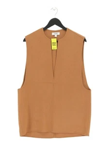 COS Women's Coat UK 8 Tan Wool with Lyocell Modal Overcoat - Picture 1 of 5
