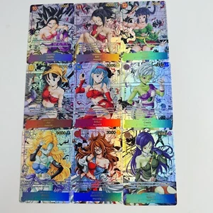 9×Dragon Ball Doujin Card Anime Series 1 Goddess Stroy Waifu Custom Holo Foil - Picture 1 of 1