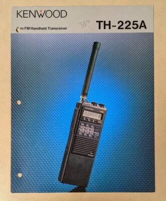 Kenwood TH-225A 2M Transceptor FM Portátil Venta Producto Folleto Resbaladizo  Foto 1 de 2
