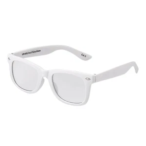 White Kids Childrens Costume Glasses Fancy Dress Up Boys Girls Fake Clear Nerd - Picture 1 of 12