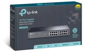 TP-Link TL-SG1016PE 16 porte Gigabit Easy Smart Switch con 8 porte PoE+ - Afbeelding 1 van 3