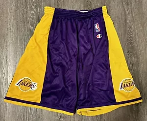 Vintage Los Angeles LA Lakers Champion NBA Shorts NBA Größe Large - Bild 1 von 11