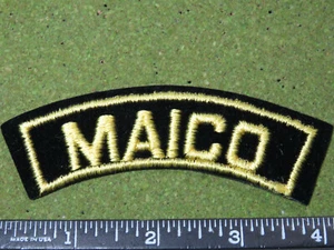 Maico Motorcycle Rocker Patch  Vintage  (1) the Patch in  the gallery picture - Picture 1 of 5