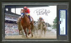 Bob Baffert Signed Photo (PSA) 2018 Belmont Stakes Justify Trainer Triple Crown - Picture 1 of 2