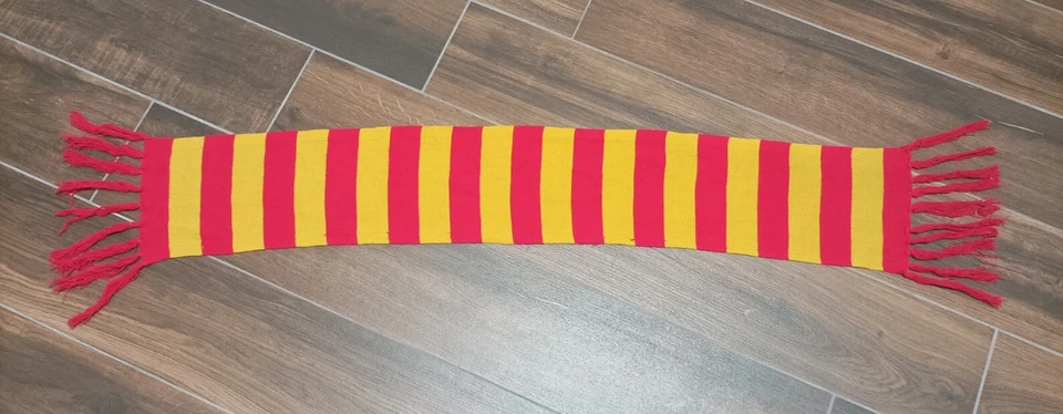Sciarpa Scarf calcio anni 80 Non Ultras Roma Lecce Catanzaro Lanetta Nodini  - Immagine 1 di 1