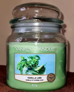 Yankee candle 411g jar Vanilla Lime - Picture 1 of 1