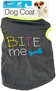 Duke's Sleeveless Bite Me Dog T-Shirt, Large - Picture 1 of 1