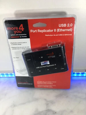TOSHIBA USB 2.0 Port Replicator II 4 x 2.0 Port Ethernet 41A94 PC #165 - Image 1 of 2