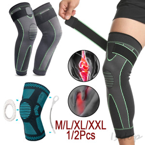 Leg Compression Sleeve Knee Brace Support Protector Arthritis Joint Pain Relief