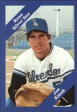 1989 Reno Silver Sox Cal League Cards #252 Joe Kmak