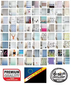 MSV Duschvorhang 180x200cm Anti Schimmel Textil Badewanne Made in Spanien - Bild 1 von 64