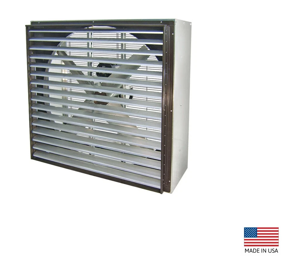 EXHAUST FAN Industrial - 组合 - 48 英寸 - 1 小时 - 115/230 伏 - 20,600 CFM - TEFC — 第 1/4 张图片