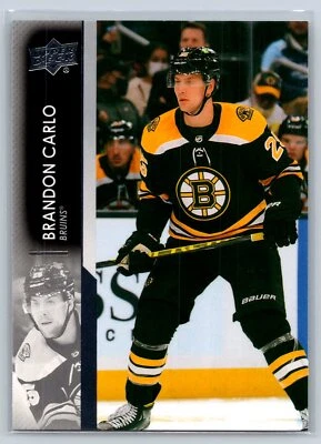 2021-22 Upper Deck Series 2 Brandon Carlo Boston Bruins #263 - Image 1 of 2