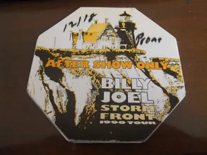Billy Joel 1989 - Storm Front Tour - 18. Dezember 1989 - BS Pass After Show Only - Bild 1 von 2