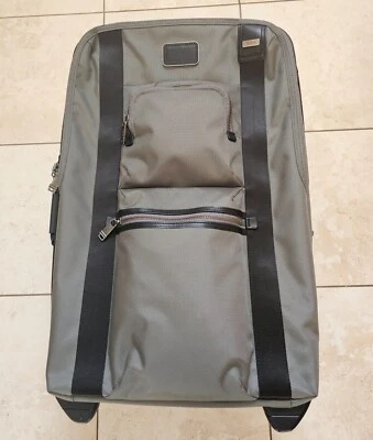 TUMI Alpha Bravo McConnell Zip Expandable Carry-On Wheel Suitcase Gray 22422STH - Image 1 of 4