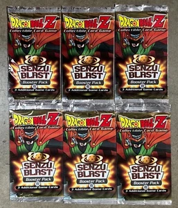 6x DBZ CCG WORLD GAMES SENZU BLAST BOOSTER PACK SELLADO DE COLECCIÓN DRAGON BALL Z - Imagen 1 de 1
