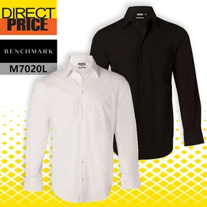 Shiny M7020L Men's Cotton/Poly Stretch Long Sheeve Shirt,M7020L - Picture 1 of 6