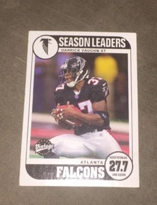 Darrick Vaughn-St (Falcons) #200 Season Leaders Upper Deck Vintage - Picture 1 of 1