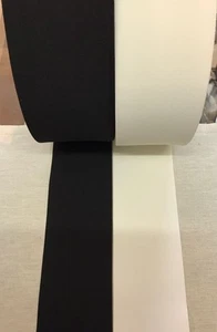 (3,50 € /m ab) Gummiband 80 mm Breite Farbe schwarz, weiß 2 & 4 m Auswahl NEU - Picture 1 of 1