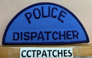 POLIZEIDISPATCHER BLAU SCHULTERAUFNÄHER - Bild 1 von 2