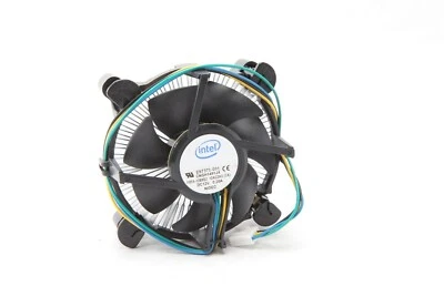 lntel E97375-001 Socket 775 Aluminum Heat Sink & 3.5" Fan w/4-Pin Connector D33 - Image 1 of 4