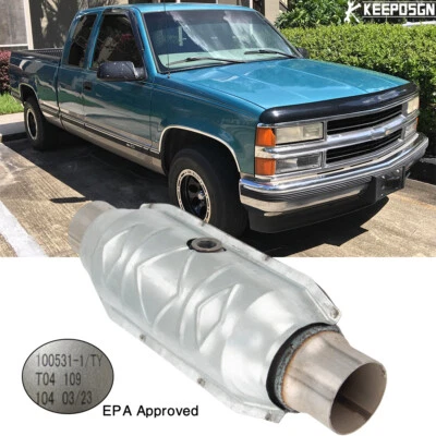 For 1996-1998 Chevrolet GMC C K 1500 2500 Suburban 1X 2.5" Catalytic Converter - Image 1 of 4