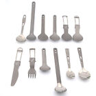 TOAKS Ultralight Titanium Tableware Outdoor Flatware Cutlery Fork and Spoon