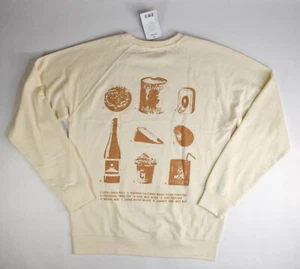 Foxtrot Market Cream Crewneck Sweatshirt Long Sleeve RARE | Size XS - Picture 1 of 2