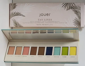 Jouer Tan Liner Matte Shimmer & Luxe Foil Eyeshadow Palette 9 Colors NEW IN BOX - Picture 1 of 4