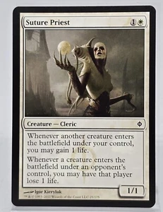 MTG Suture Priest New Phyrexia LP Magic The Gathering - Picture 1 of 2